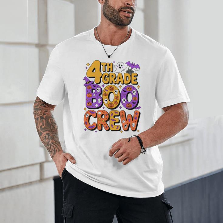 4th Grade Boo Crew Ghost Halloween Teacher Costume Unisex T-Shirt, novelty gifts, funny gifts 4th Grade Boo Crew Ghost Halloween Teacher Costume Unisex T-Shirt, novelty gifts, funny gifts