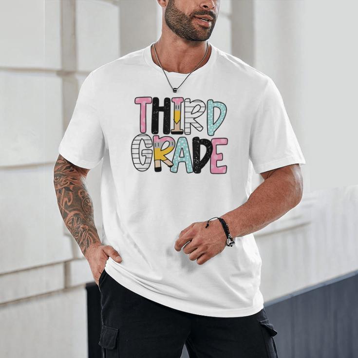 Back To School Third Grade Teacher First Day Of 3rd Grade Unisex T-Shirt, novelty gifts, funny gifts Back To School Third Grade Teacher First Day Of 3rd Grade Unisex T-Shirt, novelty gifts, funny gifts