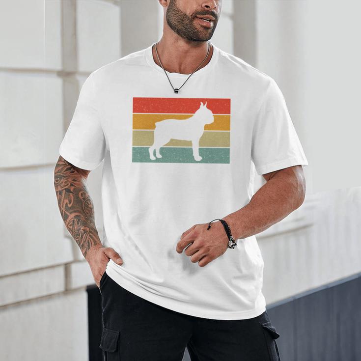 Boston Terrier Dog Lover Retro Vintage Cool For Dog Owner Unisex T-Shirt, novelty gifts, funny gifts