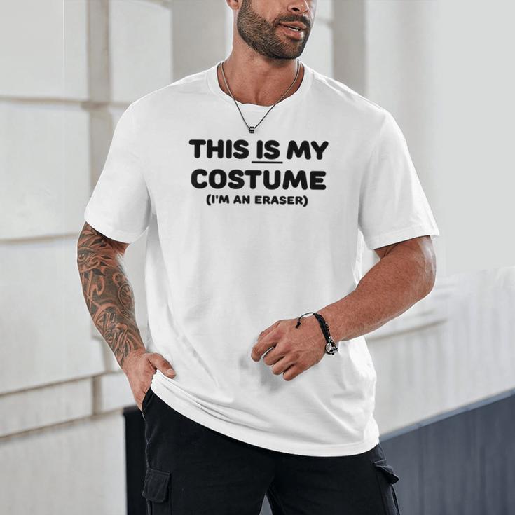 THIS IS MY COSTUME Eraser Teacher Halloween Costume Unisex T-Shirt, novelty gifts, funny gifts