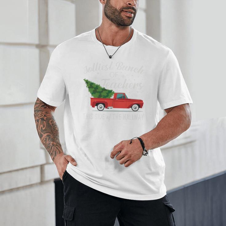 Jolliest Bunch Of Teachers This Side Of The Hallway Unisex T-Shirt, novelty gifts, funny gifts Jolliest Bunch Of Teachers This Side Of The Hallway Unisex T-Shirt, novelty gifts, funny gifts