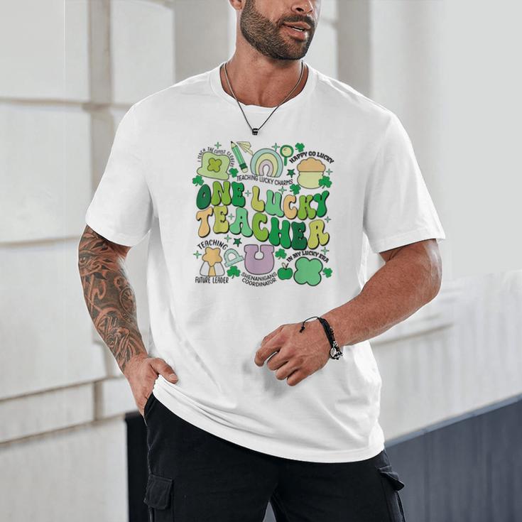 One Lucky Teacher St Patrick's Day Irish Teacher Lucky Era Unisex T-Shirt, novelty gifts, funny gifts One Lucky Teacher St Patrick's Day Irish Teacher Lucky Era Unisex T-Shirt, novelty gifts, funny gifts
