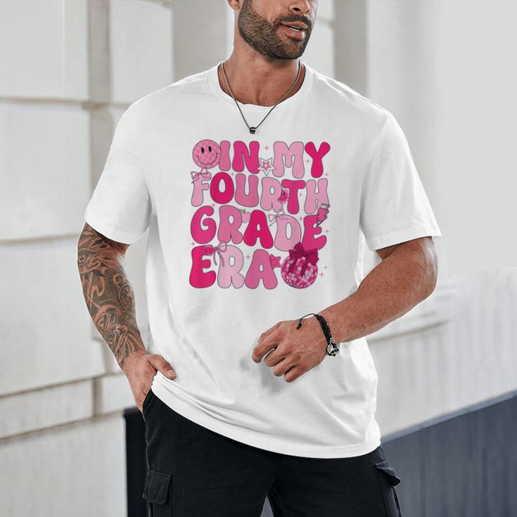 Pink Fourth Grade Era 4th Back To School Grade Teacher Unisex T-Shirt, novelty gifts, funny gifts