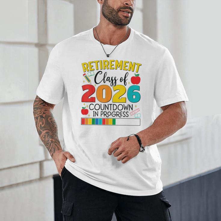 Retirement Class Of 2026 Countdown In Progress Teacher Unisex T-Shirt, novelty gifts, funny gifts Retirement Class Of 2026 Countdown In Progress Teacher Unisex T-Shirt, novelty gifts, funny gifts