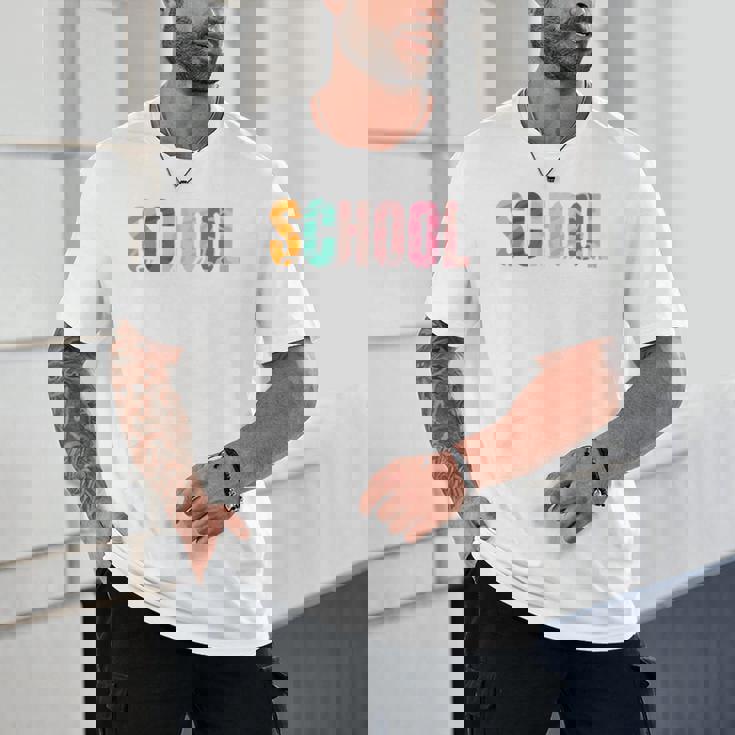 School Psychologist Rainbow Psychology Teacher Unisex T-Shirt, novelty gifts, funny gifts