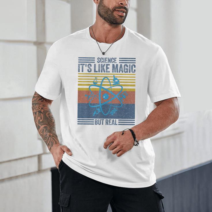 Science It's Like Magic But Real Science Teacher Geek Nerd Unisex T-Shirt, novelty gifts, funny gifts