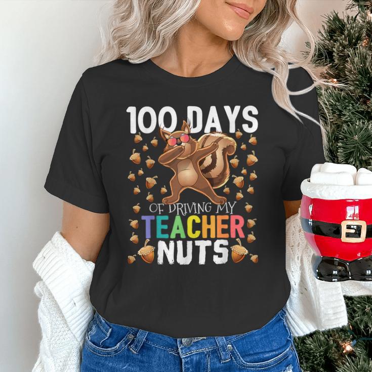 100 Days Of Driving My Teacher Nuts Dabbing Squirrel School Unisex T-Shirt, gift for family, gift for coworker