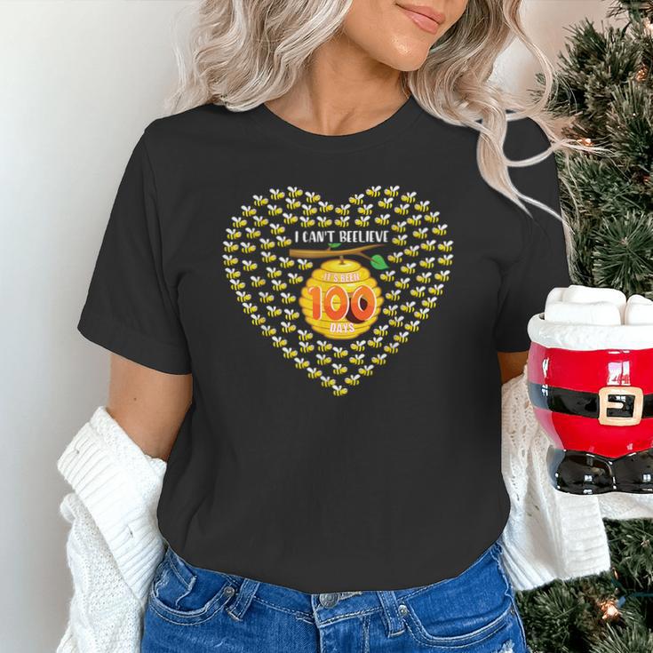100 Days Of School Bee Hive Tree Hearts Teachers Student Kid Unisex T-Shirt, gift for family, gift for coworker