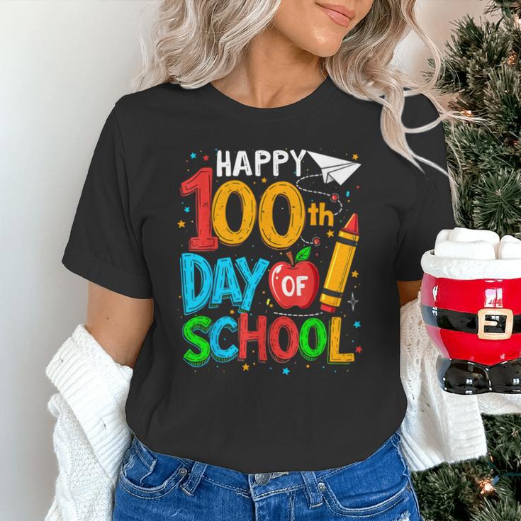 100th Day Of School Teachers Kids Happy 100 Days Unisex T-Shirt, gift for family, gift for coworker 100th Day Of School Teachers Kids Happy 100 Days Unisex T-Shirt, gift for family, gift for coworker