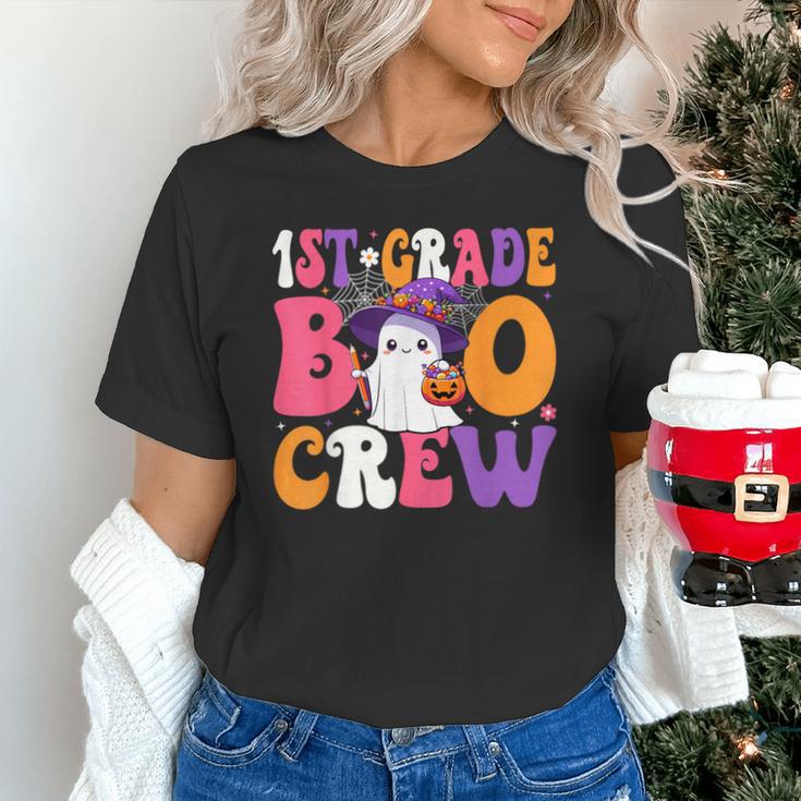1st Grade Boo Crew Halloween First Grade Halloween Teacher Unisex T-Shirt, First Grade Teacher Shirts, gift for family, gift for coworker