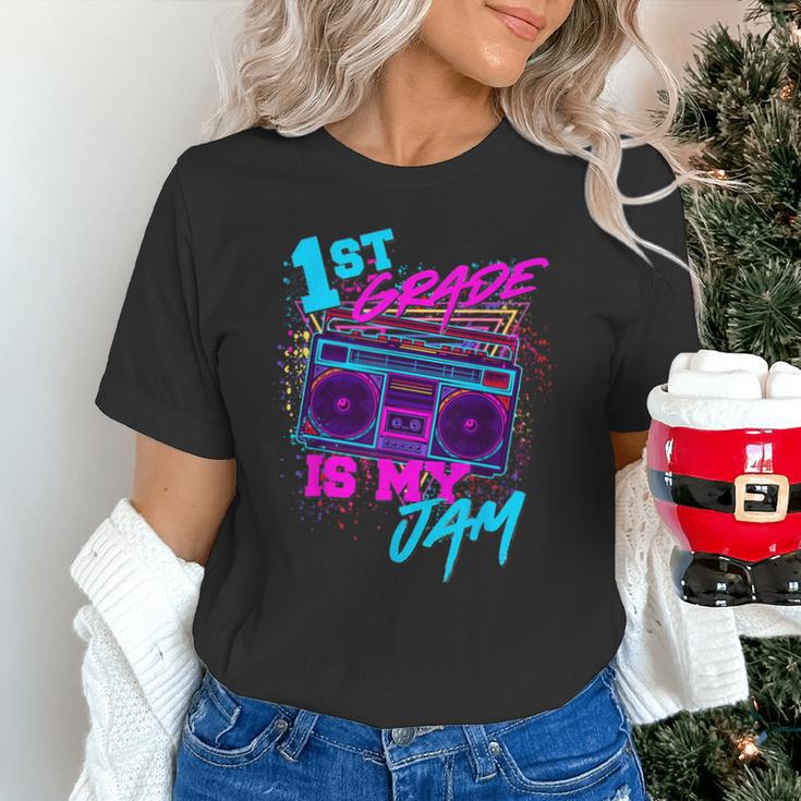 1st Grade Is My Jam Vintage 80s 80's Teacher Student Retro Unisex T-Shirt, gift for family, gift for coworker 1st Grade Is My Jam Vintage 80s 80's Teacher Student Retro Unisex T-Shirt, gift for family, gift for coworker