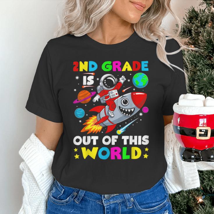 2nd Grade Is Out Of This World Space Rocket Planets Teacher Unisex T-Shirt, 2nd Grade Teacher Shirts, gift for family, gift for coworker