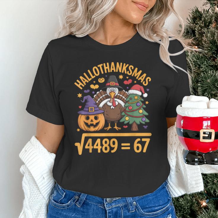 67 Meme Math Teacher Root 4489 Hallothanksmas Six Seven Unisex T-Shirt, gift for family, gift for coworker