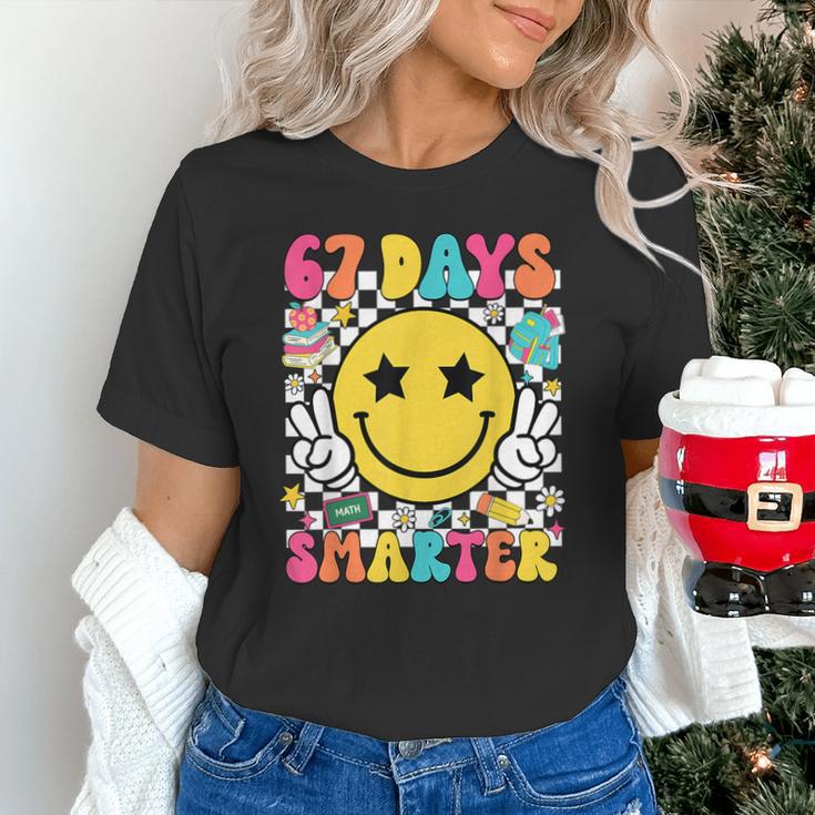 67th Day Of School Shirt 67 Days Smarter Teacher Boy Girls Unisex T-Shirt, gift for family, gift for coworker