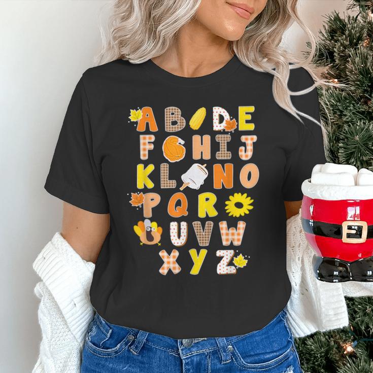Alphabet Turkey Thanksgiving Costume Preschool Teacher Men Women Unisex T-Shirt, gift for family, gift for coworker