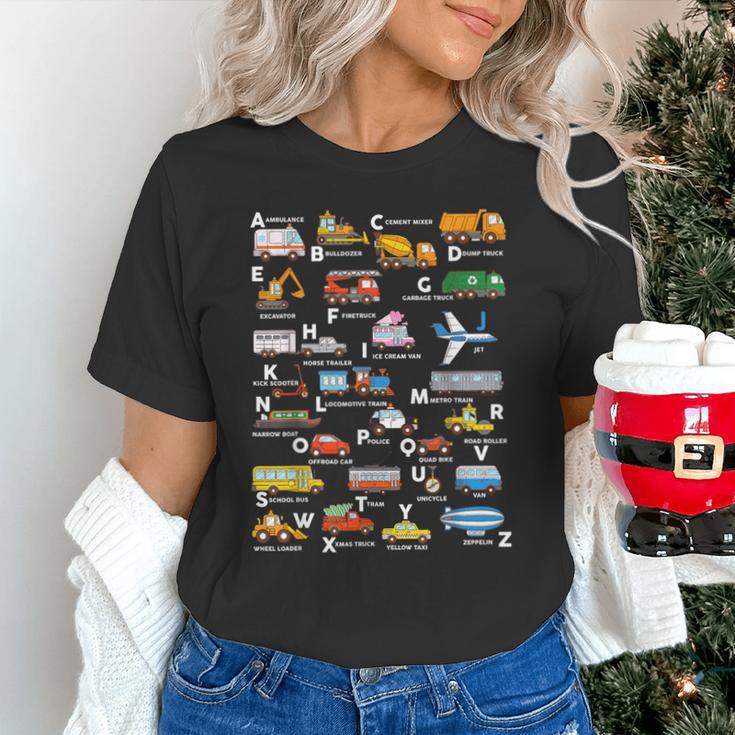 Alphabet Vehicles ABCs Learning Teachers Kids Boys Girls Unisex T-Shirt, gift for family, gift for coworker Alphabet Vehicles ABCs Learning Teachers Kids Boys Girls Unisex T-Shirt, gift for family, gift for coworker