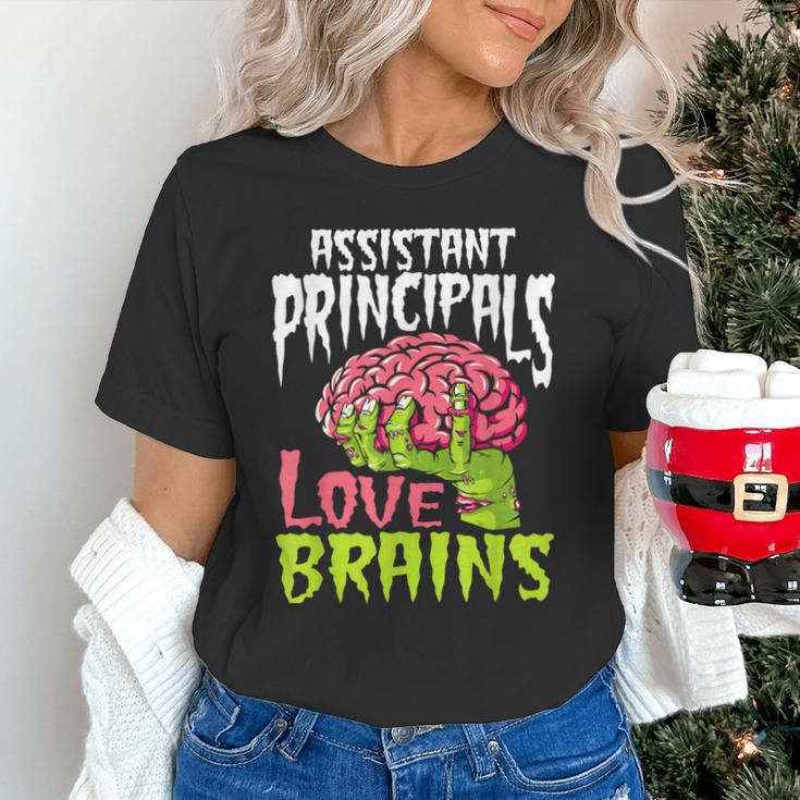 Assistant Principals Love Brains Zombie Teacher Halloween Unisex T-Shirt, gift for family, gift for coworker Assistant Principals Love Brains Zombie Teacher Halloween Unisex T-Shirt, gift for family, gift for coworker