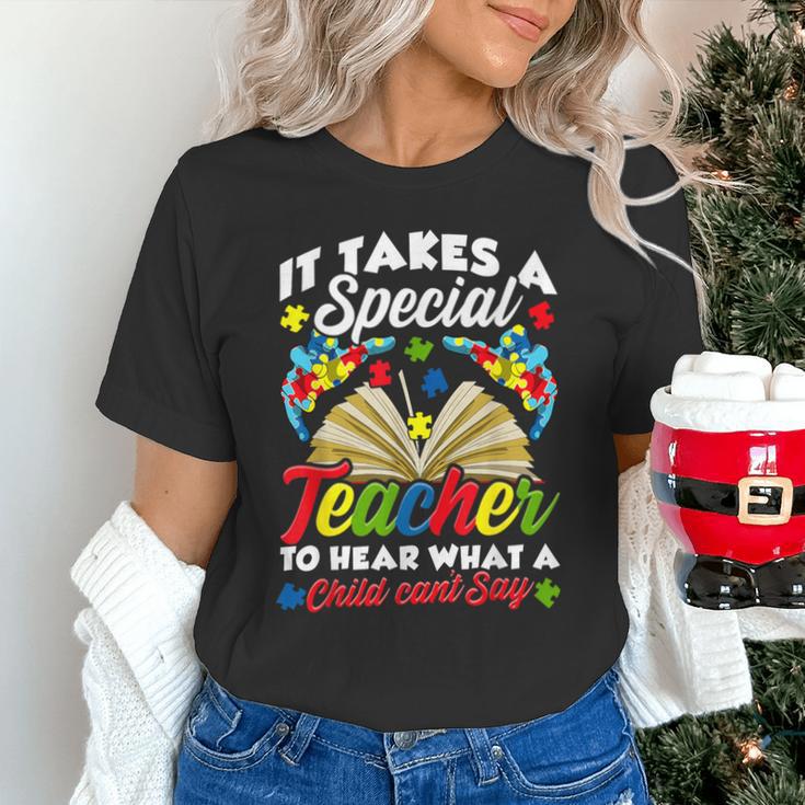 Autism Awareness Teacher Shirts It Takes A Special Teacher Unisex T-Shirt, gift for family, gift for coworker