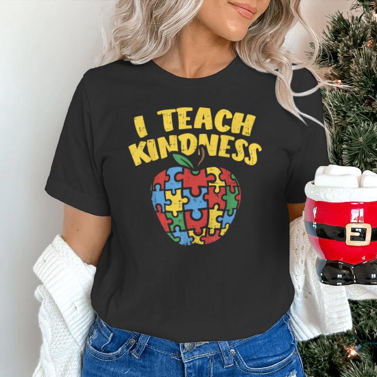 Autism Teacher Shirt I Teach Kindness Apple Puzzle Awareness Unisex T-Shirt, gift for family, gift for coworker Autism Teacher Shirt I Teach Kindness Apple Puzzle Awareness Unisex T-Shirt, gift for family, gift for coworker
