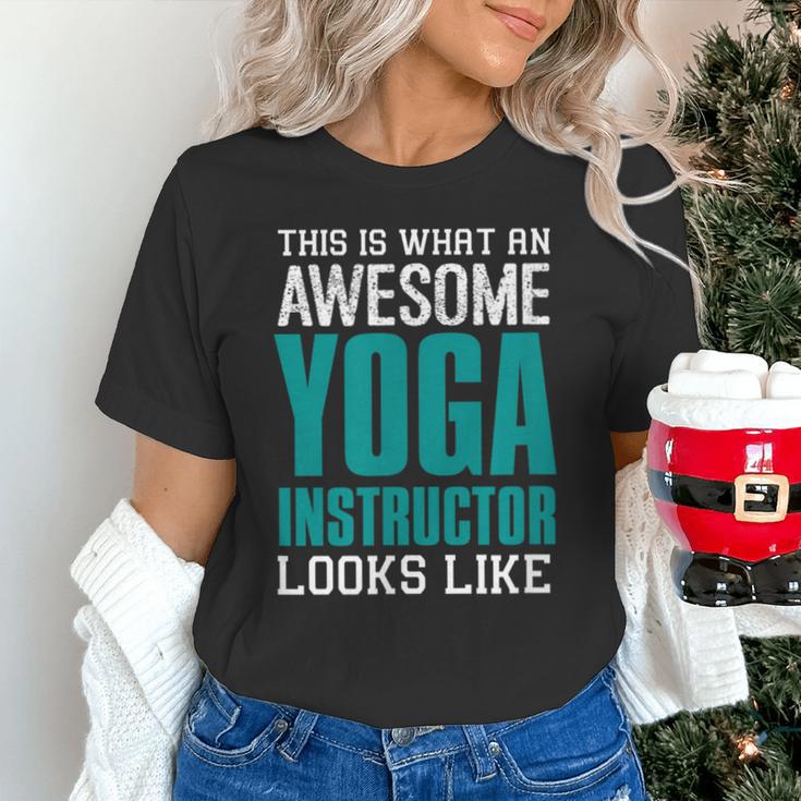 This Is What An Awesome Yoga Instructor Yoga Teacher Unisex T-Shirt, gift for family, gift for coworker This Is What An Awesome Yoga Instructor Yoga Teacher Unisex T-Shirt, gift for family, gift for coworker