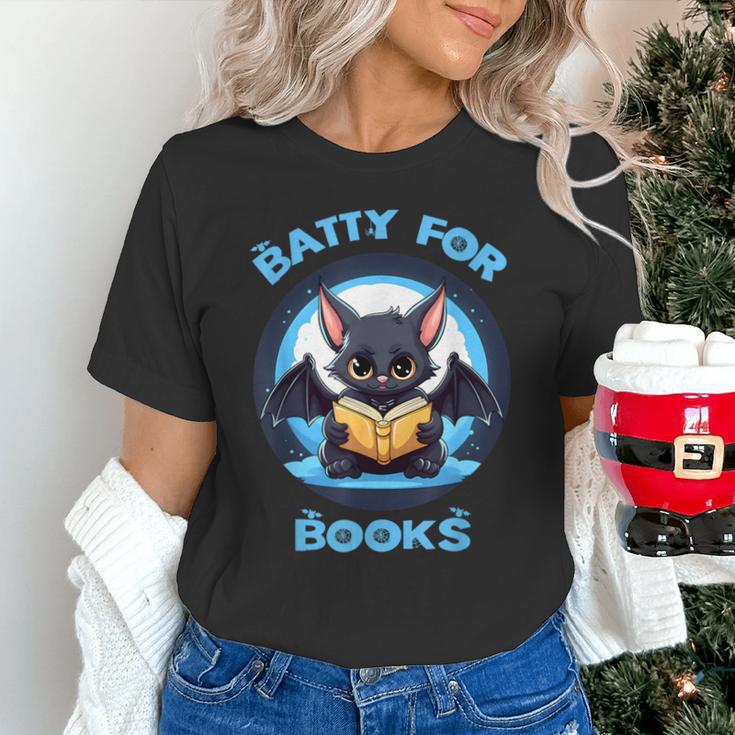 Batty About Books Lover Teacher Librarian Bookish Halloween For Men Women Kids Unisex T-Shirt, gift for family, gift for coworker Batty About Books Lover Teacher Librarian Bookish Halloween For Men Women Kids Unisex T-Shirt, gift for family, gift for coworker