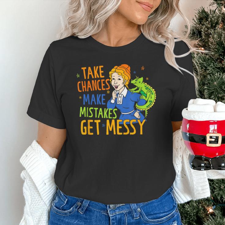 Beauty Teacher Take Chances Make Mistakes Get Messy Unisex T-Shirt, gift for family, gift for coworker Beauty Teacher Take Chances Make Mistakes Get Messy Unisex T-Shirt, gift for family, gift for coworker