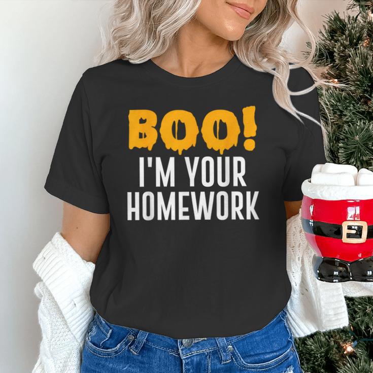 Boo I'm Your Homework Halloween Teacher Costume Unisex T-Shirt, gift for family, gift for coworker Boo I'm Your Homework Halloween Teacher Costume Unisex T-Shirt, gift for family, gift for coworker