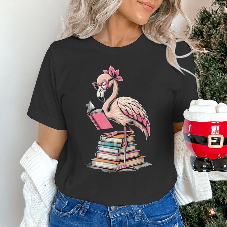 Book Lover Cute Flamingo Reading Teacher Librarian Women Unisex T-Shirt, gift for family, gift for coworker Book Lover Cute Flamingo Reading Teacher Librarian Women Unisex T-Shirt, gift for family, gift for coworker