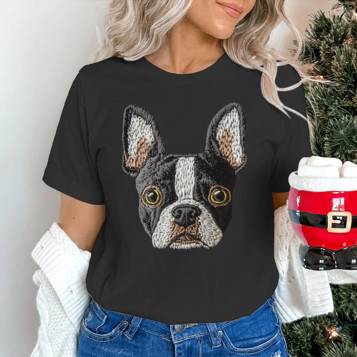Boston Terrier Cute Puppy Face Dog Lover Pet Owner Unisex T-Shirt, gift for family, gift for coworker