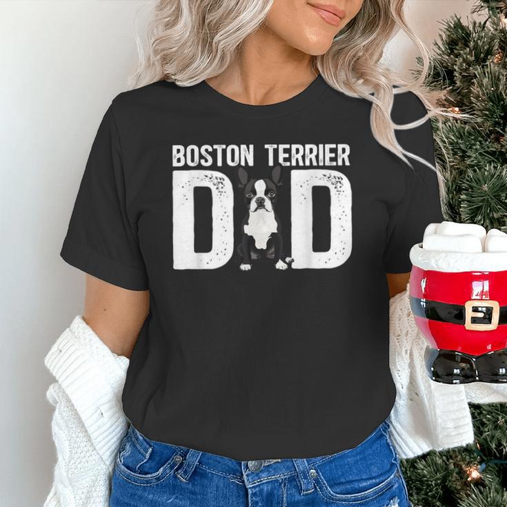 Boston Terrier Dad Of A Bostie Dad Bostie Father Unisex T-Shirt, Boston Terrier Dad Shirts, gift for family, gift for coworker