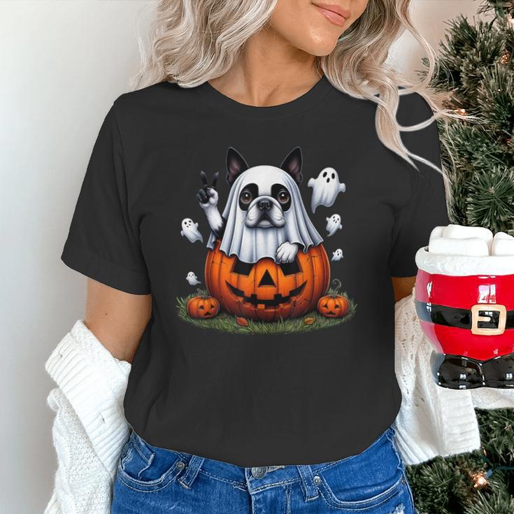 Boston Terrier Ghost Boo Halloween Kids Unisex T-Shirt, Boston Terrier Halloween Shirts, Boston Terrier Ghost Shirts, gift for family, gift for coworker
