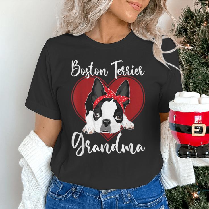 Boston Terrier Grandma Dog Owner Boston Terrier For Men Women Unisex T-Shirt, gift for family, gift for coworker