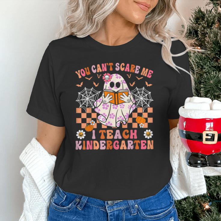 You Cant Scare Me I Teach Kindergarten Teacher Halloween Unisex T-Shirt, gift for family, gift for coworker
