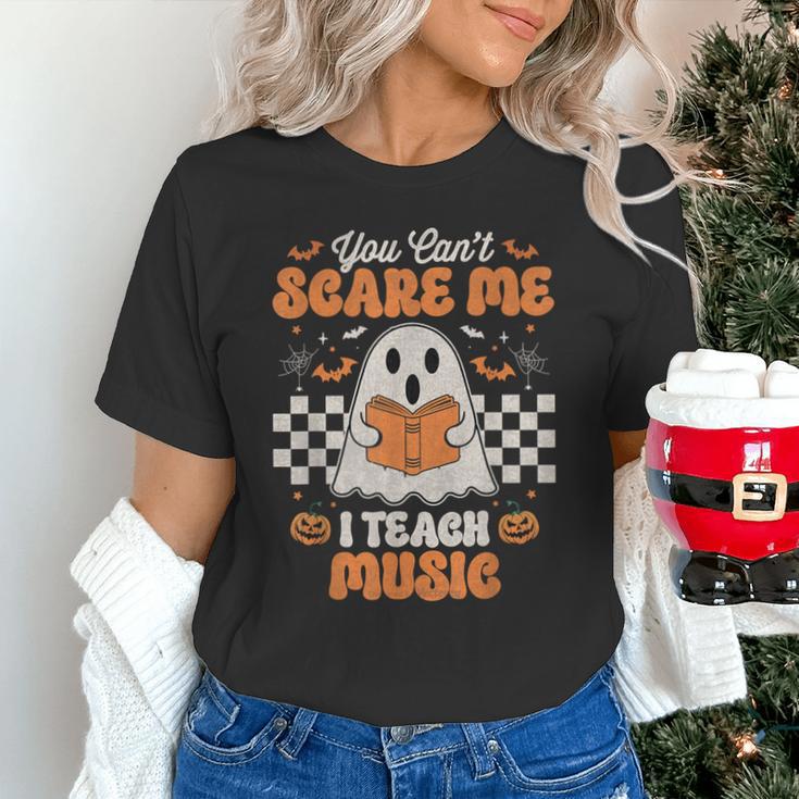 You Can't Scare Me I Teach Music Retro Teacher Halloween Unisex T-Shirt, gift for family, gift for coworker You Can't Scare Me I Teach Music Retro Teacher Halloween Unisex T-Shirt, gift for family, gift for coworker
