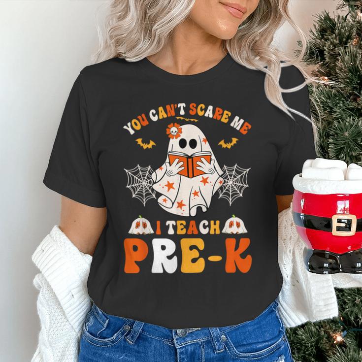 You Cant Scare Me I Teach Pre-K Teacher Halloween Unisex T-Shirt, gift for family, gift for coworker