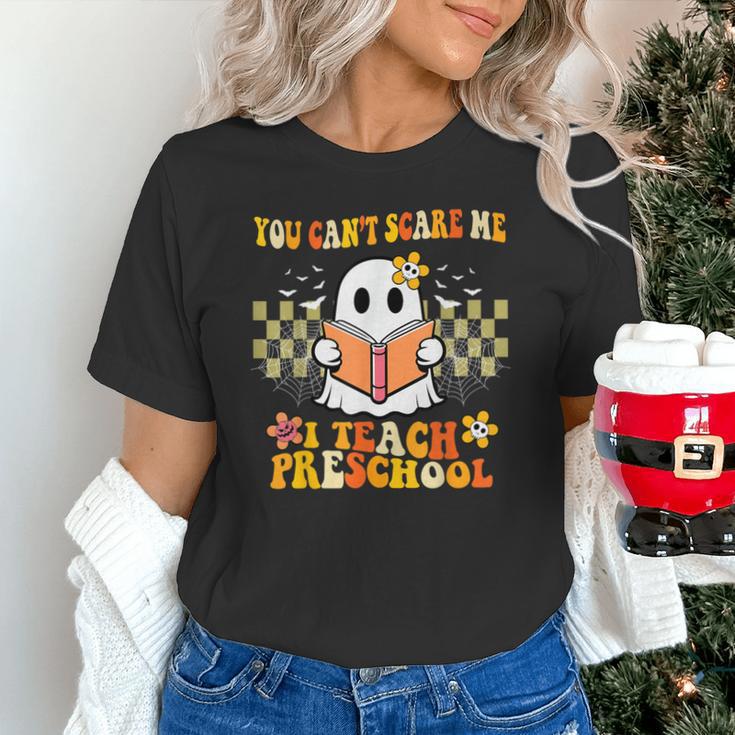 You Can't Scare Me I Teach Preschool Ghost Halloween Teacher Unisex T-Shirt, gift for family, gift for coworker You Can't Scare Me I Teach Preschool Ghost Halloween Teacher Unisex T-Shirt, gift for family, gift for coworker