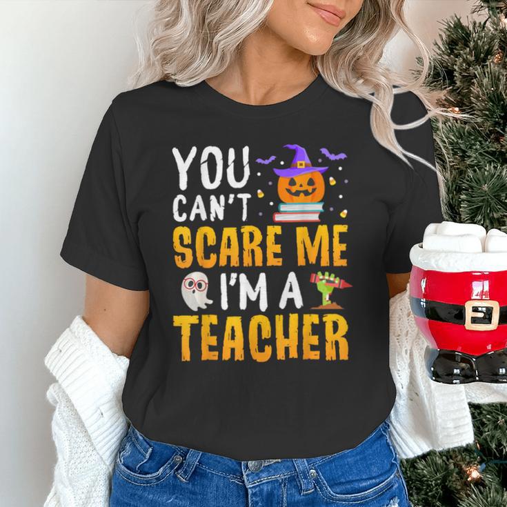 You Cant Scare Me Im A Teacher Halloween Trick Or Teach 2024 Unisex T-Shirt, gift for family, gift for coworker You Cant Scare Me Im A Teacher Halloween Trick Or Teach 2024 Unisex T-Shirt, gift for family, gift for coworker