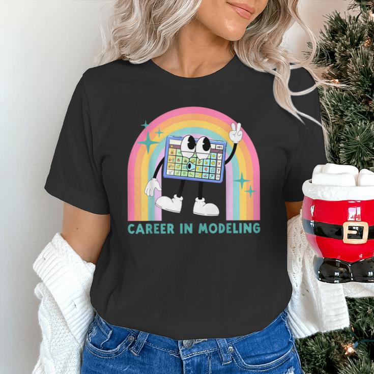 Career In Modeling AAC Teacher SLP SPED Communication Autism Unisex T-Shirt, gift for family, gift for coworker