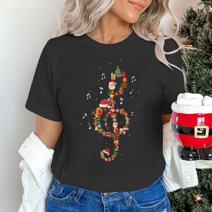 Christmas Musical Note Music Lover Teacher Sing Carols Jesus Unisex T-Shirt, gift for family, gift for coworker