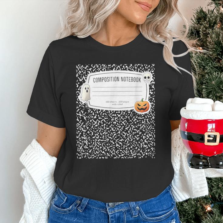 Composition Notebook Costume Adult Halloween For Teacher Unisex T-Shirt, gift for family, gift for coworker Composition Notebook Costume Adult Halloween For Teacher Unisex T-Shirt, gift for family, gift for coworker