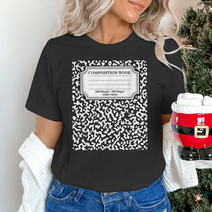 Composition Notebook Matching Group Halloween Teachers Unisex T-Shirt, gift for family, gift for coworker