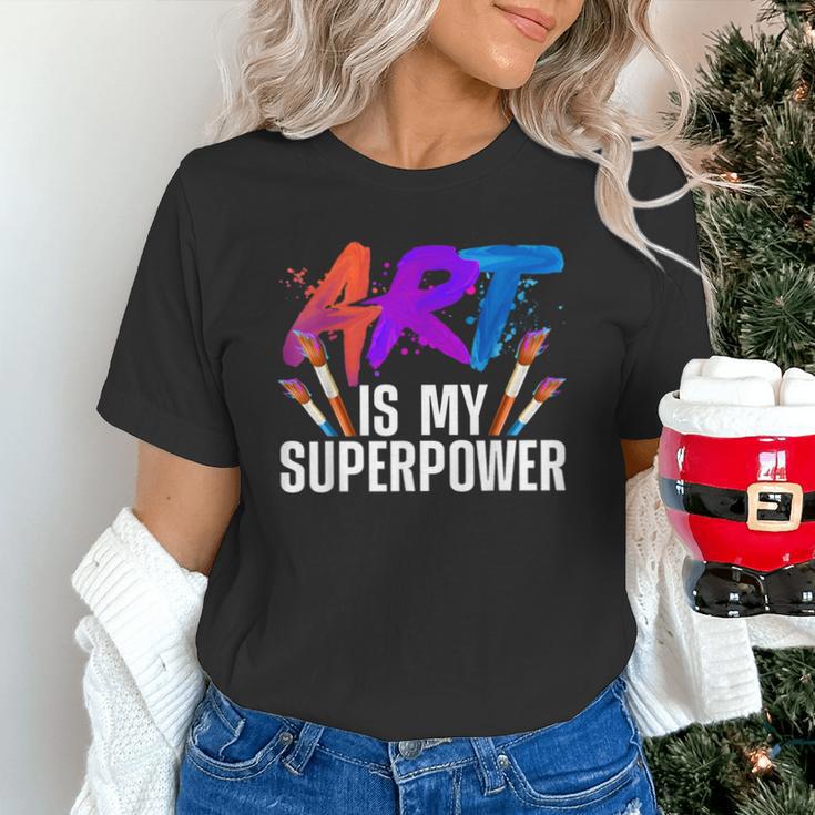 Cool Art For Men Women Art Teacher Artist Painter Superpower Unisex T-Shirt, gift for family, gift for coworker Cool Art For Men Women Art Teacher Artist Painter Superpower Unisex T-Shirt, gift for family, gift for coworker