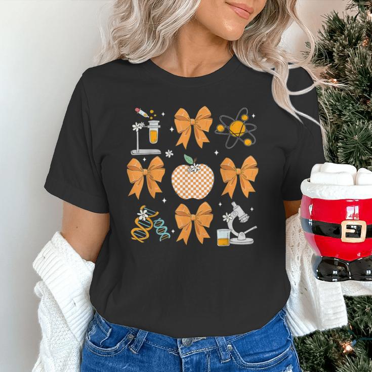 Coquette Bow Fall Science Teacher Stem Teacher Thanksgiving Unisex T-Shirt, Science Teacher Shirts, gift for family, gift for coworker Coquette Bow Fall Science Teacher Stem Teacher Thanksgiving Unisex T-Shirt, Science Teacher Shirts, gift for family, gift for coworker