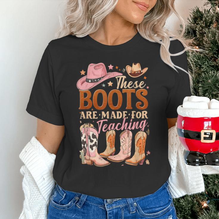 Cowboy Teacher These Boots Are Made-For Teaching School Unisex T-Shirt, gift for family, gift for coworker Cowboy Teacher These Boots Are Made-For Teaching School Unisex T-Shirt, gift for family, gift for coworker