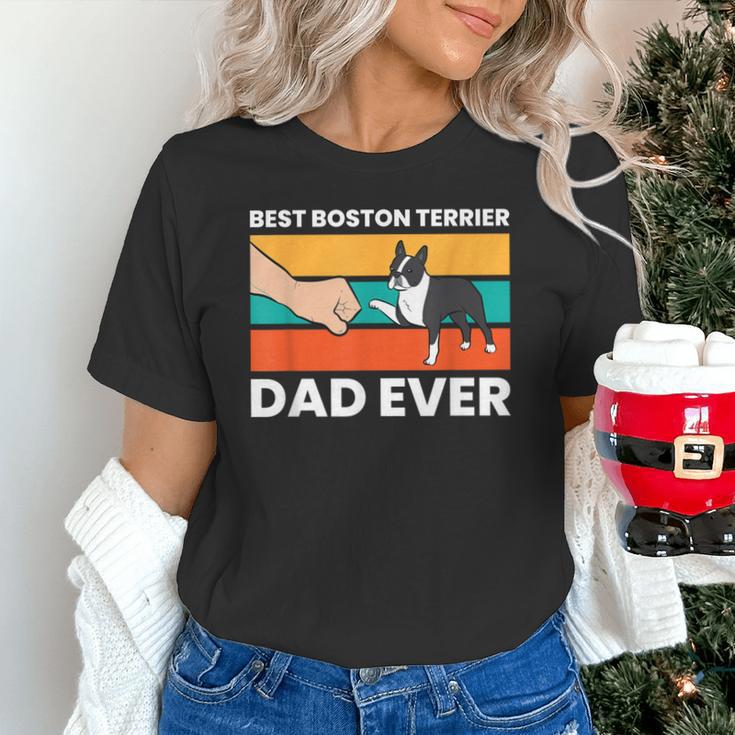Cute Boston Terrier Best Boston Terrier Dad Ever Unisex T-Shirt, Boston Terrier Dad Shirts, gift for family, gift for coworker
