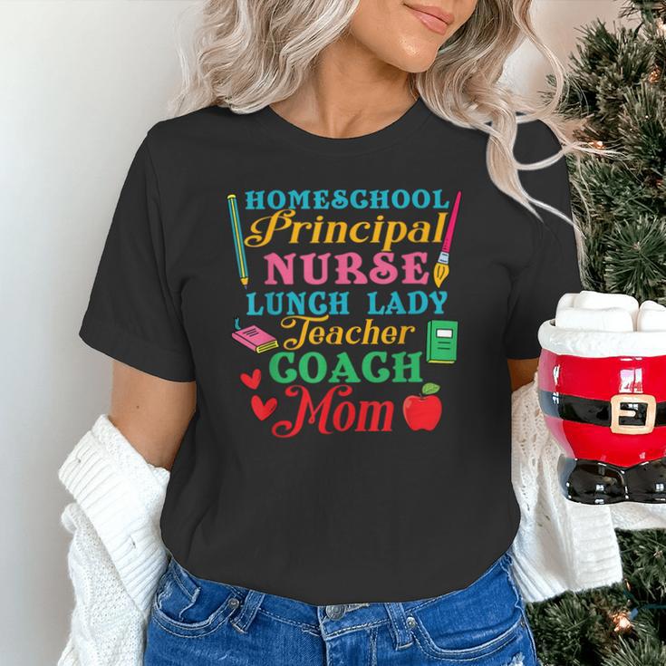 Cute Principal Nurse Lunch Lady Teacher Coach Homeschool Mom Unisex T-Shirt, gift for family, gift for coworker Cute Principal Nurse Lunch Lady Teacher Coach Homeschool Mom Unisex T-Shirt, gift for family, gift for coworker