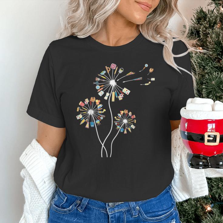 Dandelion Art Shirt For Artist Or Art Teacher Creative Art Unisex T-Shirt, gift for family, gift for coworker