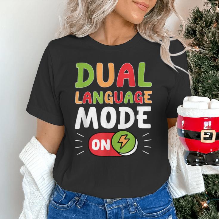Dual Language Teacher Bilingual Teacher Unisex T-Shirt, gift for family, gift for coworker Dual Language Teacher Bilingual Teacher Unisex T-Shirt, gift for family, gift for coworker