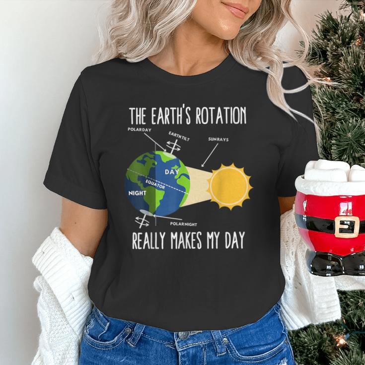 Earth Rotation Earth Day Science Teacher Kids Women Unisex T-Shirt, Science Teacher Shirts, gift for family, gift for coworker Earth Rotation Earth Day Science Teacher Kids Women Unisex T-Shirt, Science Teacher Shirts, gift for family, gift for coworker