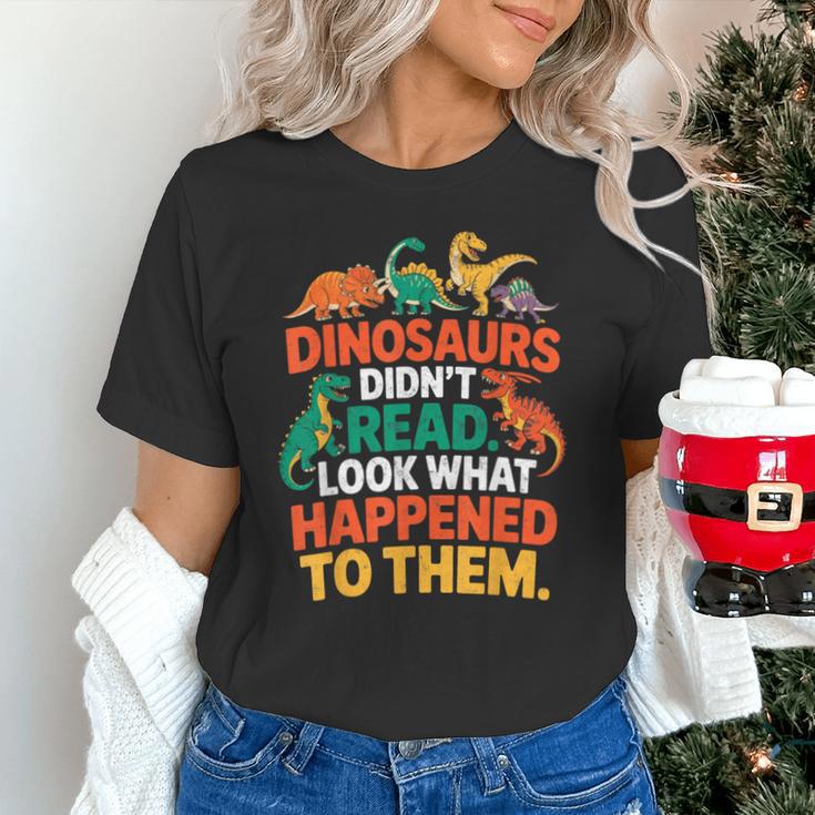 English Teacher Dinosaurs Didn’t Read What Happened To Them Unisex T-Shirt, English Teacher Shirts, gift for family, gift for coworker English Teacher Dinosaurs Didn’t Read What Happened To Them Unisex T-Shirt, English Teacher Shirts, gift for family, gift for coworker